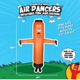 thumbnail image 3 of Disfraz de Hombre Tubo Inflable LookOurWay Divertido para Halloween en Naranja, 3 of 6