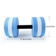 thumbnail image 7 of Danieerclosy Water Weights Aquatic Dumbbells for Pool Exercise Set, 2PCS Water Dumbells Pool Resistance, Water Aerobic Exercise Foam Dumbbell Aquatic Fitness Barbells Equipment, 7 of 7