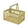 thumbnail image 1 of Collapsible Storage Crates with Handles Stackable Storage Container Camping Grocery, 1 of 8