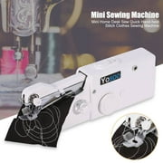 Angle View: Mini Home Desk Sew Quick Hand-held Stitch Clothes Sewing Machine High Quality