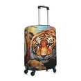 thumbnail image 3 of Fotbe Colorful Plant Tiger Luggage Cover Protector,Suitcase Protector,Scratch and Dirt Resistant,Fits 18-32 Inch Luggage-Medium, 3 of 9