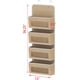 thumbnail image 2 of Organizador colgante para artículos del hogar sencillos para colocar sobre la puerta del armario, color beige, 2 of 7