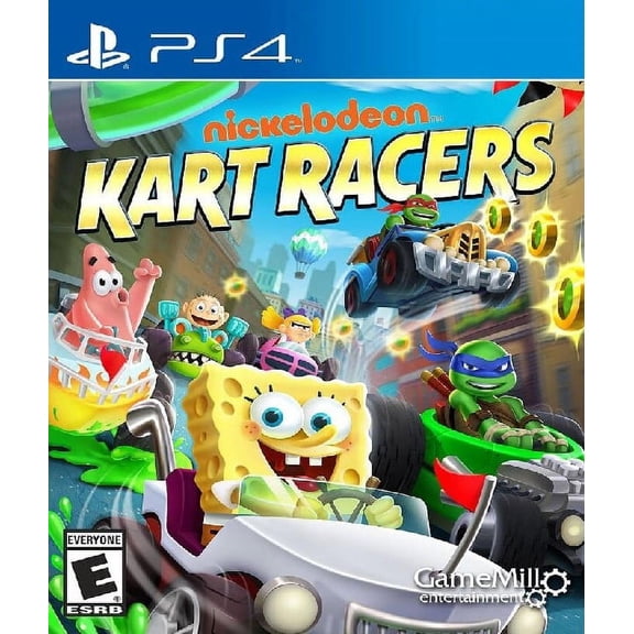 Restored Nickelodeon Kart Racers (Sony PlayStation 4, 2018) SpongeBob Game  (Refurbished)