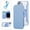 Blue, variant on Luxury Electroplated Wallet Case for iPhone 17, PU Leather Front+Clear PC Back, 360° Rotating Ring Stand Flip Cover with RFID Blocking Card Slots, Compatible with MagSafe, Brown