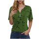 thumbnail image 1 of Camisetas de Manga Corta para las Mujeres Impreso Cuello en V Top Casual, Ligero Y Suave de Algodón para las Mujeres, 1 of 9