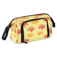 thumbnail image 2 of Nylon Fish Mouth Pencil Case with Large Capacity Zipper Pencil Pouch Cute Maple Leaf Pencil Bag Organizers, 2 of 7