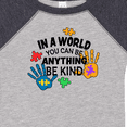 thumbnail image 4 of Inktastic In a World You Can Be Anything Be Kind Autism Awareness Boys or Girls Baby Bodysuit, 4 of 5