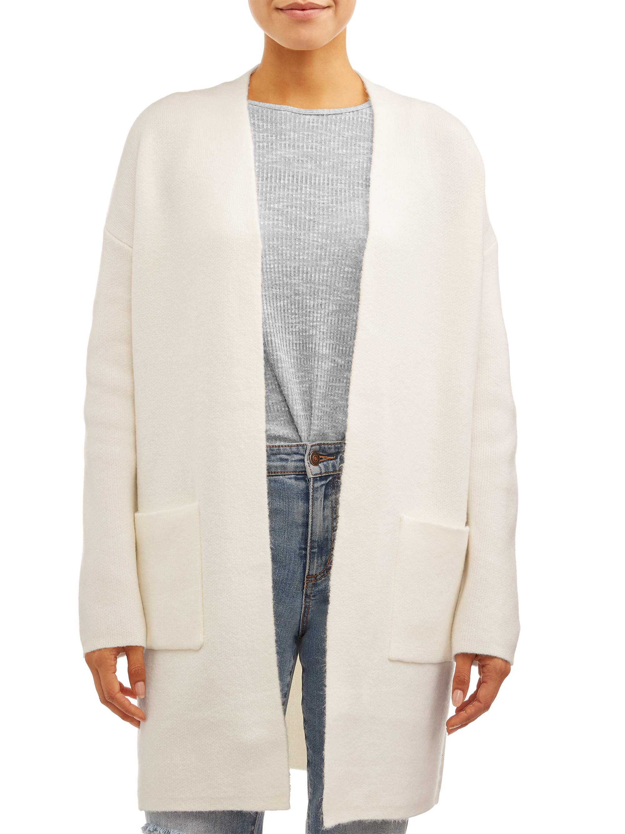 time and tru double knit cardigan