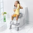 Mangohood Potty Training Toilet Seat with Step Stool Ladder for Unisex