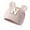 Pink, variant on Soft Kids Modar Cute Bear Letter Design Comfortable Baby Cap For And Toddlers Winter Daily Casual Outdoor Black