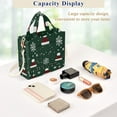 thumbnail image 5 of FORMRS Womens Corduroy Tote Bag Crossbody Shoulder Handbag with Pocket, Christmas Santa Hats, 5 of 7