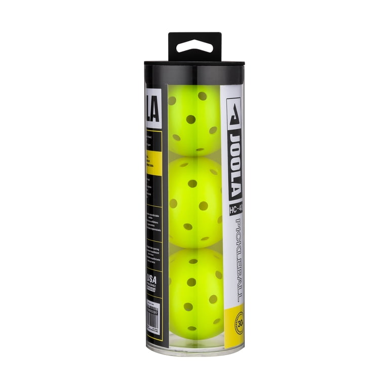 JOOLA HC-40 Pickleball Balls, 3 Pack, Shock Yellow photo 2
