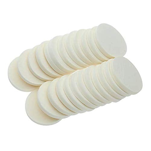 LASSUM 20PCS Round Powder Puff Makeup Sponge Blender For Makeup Application Blending Sponge Puff