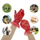 thumbnail image 4 of Guantes bloqueadores del sol florales delgados para mujeres, 1 par, únicos, 4 of 5