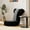 Black + Gray, variant on Costway Lazy Sofa Chair with Adjustable Headrest & Backrest, Sponge Padded Seat,Metal Frame Black + Gray