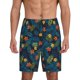 thumbnail image 1 of Balery Hawaiian Style Pantalones cortos de pijama de punto de algodón para hombre con cinturilla y bolsillos-3X-Large, 1 of 6