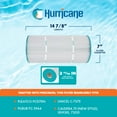 thumbnail image 3 of Hurricane 3 Pack HF7375-01 Advanced Pool and Spa Filter Cartridge Replacement, 3 of 8