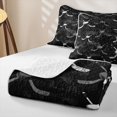 thumbnail image 4 of Homewish Kids Ice Hockey Quilt Full For Boys,Sports Theme Full Bedspread Sets,Black Gray,3-Piece, 4 of 7