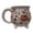 White#1, variant on Solid White Witch Cauldron Ceramic Mug, Three Footed Gothic Coffee Cup, Novelty Halloween Witchcraft Drinkware Gift for Kitchen Dining Room