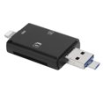 thumbnail image 5 of Lector de tarjetas de memoria 3 en 1 portátil USB 1.1/2.0 antimagnético, antigolpes y resistente al desgaste para teléfonos iOS, 5 of 5