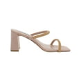 thumbnail image 3 of Steve Madden Women's Lilah Vegan Leather Open-Toe Block Heel Sandal, 3 of 3