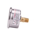 thumbnail image 4 of MEASUREMAN 1,5 "" esfera negra 304 caja de acero inoxidable medidor de presión de combustible lleno de líquido 0-15Psi 3-2-3% 1/8" NPT montaje central trasero, 4 of 5
