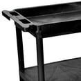 thumbnail image 2 of 3 Shelf Black Tub Cart, 2 of 5