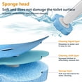 thumbnail image 2 of Skdwakiz Disposable Toilet Brush and Holder Set, Toilet Bowl Cleaner Wands with 56 Cleaner Refills, Disposable Cleaning Tools for Toilet, Bathroom Cleaning, Bathtub, 2 of 9