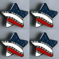 thumbnail image 4 of 2 Hilason 1.5" Us Flag Star Crystal Bling Concho Saddle Headstall cowgirl, 4 of 4