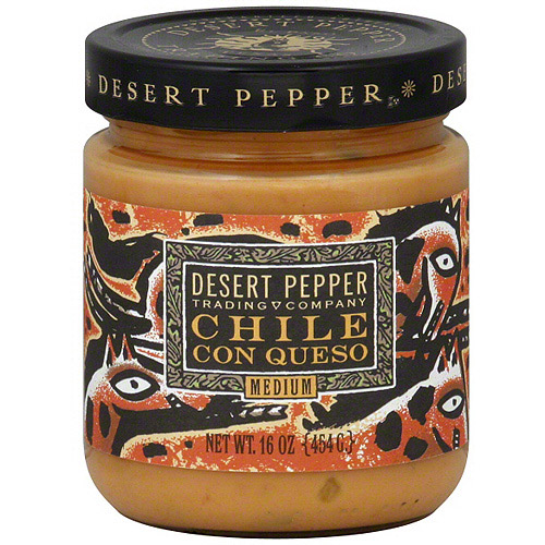 Desert Pepper Chile Con Queso, 16 oz (Pack of 6)