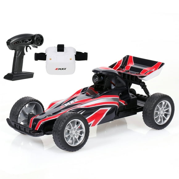 EMAX Interceptor FPV Racing RC Car with 600TVL Camera 2.4G 1/24 Indoor Remote Control Car Race Vision with FPV Glasses