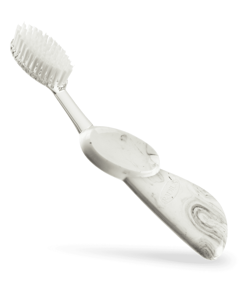 RADIUS Toothbrush Big Brush with Replaceable Head, Right Hand, Soft in