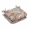 thumbnail image 2 of Pillow Perfect Outdoor/ Indoor Hadia Sunset Rounded Corners Seat Cushion (Set of 2), 2 of 2