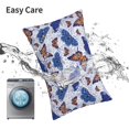 thumbnail image 5 of Kdxio Cotton Pillow Cases 14"x20" Pillowcases,Soft and Breathable Bedroom Pillow Cases-Butterflies1-No Pillow Core, 5 of 5