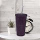 thumbnail image 1 of Taza aislada portátil BLESIY 500ml Púrpura taza de viaje, 1 of 7
