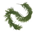 thumbnail image 2 of Soft Rubber Feel Artificial Pine Needle Norfolk Garland, Realistic Christmas Garland for Table Fireplace Wall Home Holiday Decoration, 2 of 7