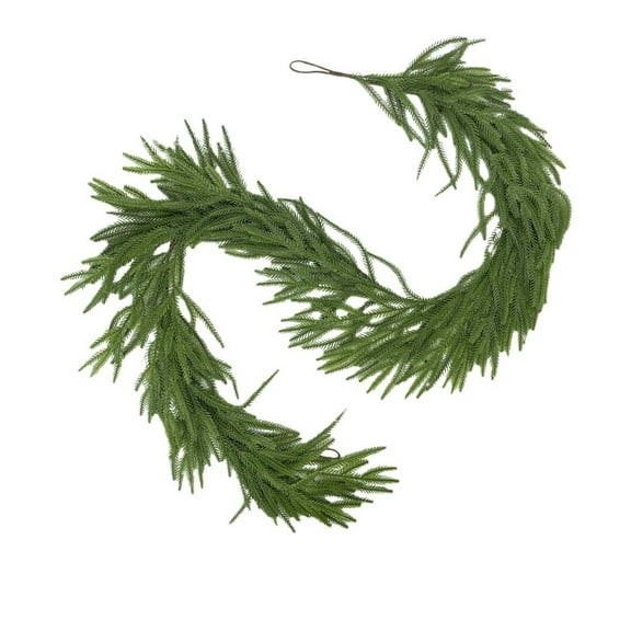 Christmas Garland Clearance Sales! Grrvtrz Christmas Norfolk Garland, Single Fork Norfolk Natural Garland, Artificial Garland for Christmas Table Fireplace Wall Home Decoration