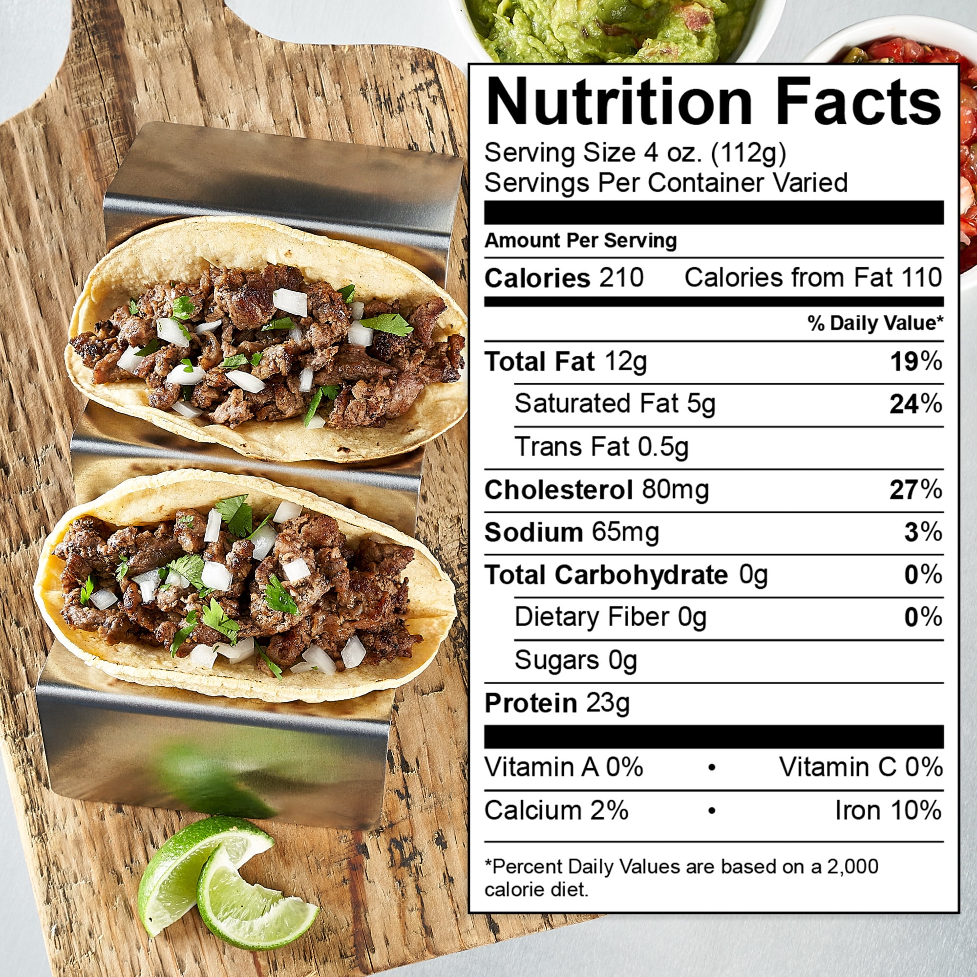 Beef Carne Picada, Tray, Fresh, 1.48 - 2.51 lb