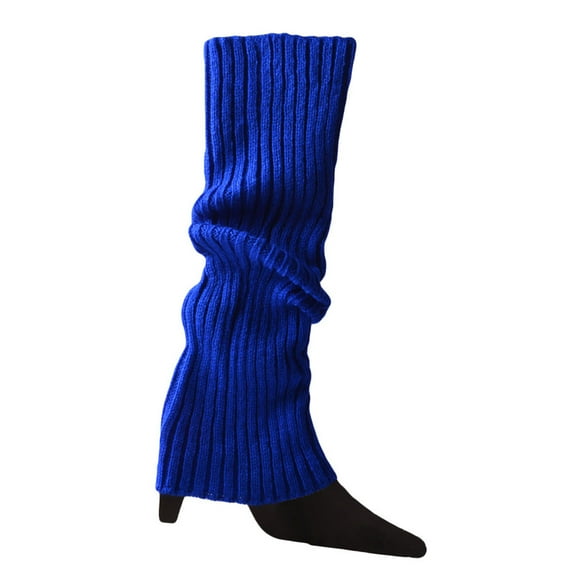 Yauxim Sock Women 80s Fluorescent Colored Knit Leg Warmers Ribbed Footless Socks Stockings Halloween Accessories