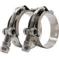 thumbnail image 2 of T-bolt Hose Clamp - Working Rangefor Hose , Stainless Steel Bolt, Stainless Steel Band Floating Bridge And Nylon Insert Locknut, 2 of 3