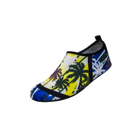 

Woobling Womens Mens Beach Shoe Barefoot Water Shoes Quick Dry Aqua Socks Summer Sock Sneakers Lightweight Rubber Soft Sole Comfort Dark Blue Tree 10.5-11