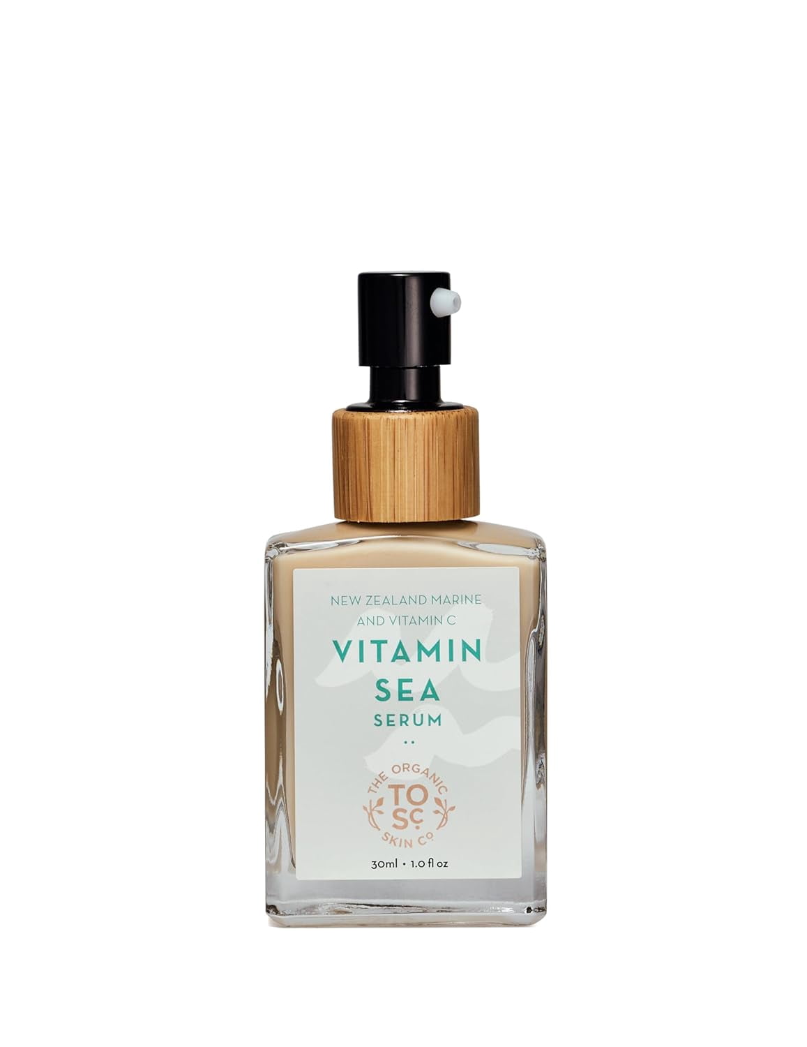 The Organic Skin Co Vitamin Sea Organic New Zealand Marine and Vitamin C Face Serum, 1 fl oz