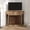 Natural Walnut, variant on Corner Dog Crate Furniture, 44.6" Modern Dog Kennel End Table with Fluted Drawer, Space Saving Pet Cage Cabinet for Small Medium Dogs, Home Decor Indoor,White