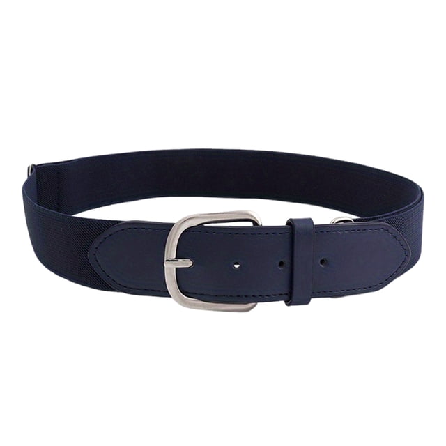 Reusable Baseball Belt Teenager Elastic Baseball Softball Belt Adjustable Length Alloy Buckle Belt Solid Color Imitation Leather Belt Elastic Baseball