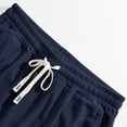 thumbnail image 6 of Rrxhxhs Cargo Pants for Men Solid Color Corduroy Drawstring Elastic Waist Loose Casual Joggers with Multi Pockets,L, 6 of 8