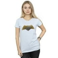 thumbnail image 2 of DC Comics Womens Justice League Movie Batman Logo Textured Cotton T-Shirt, 2 of 5