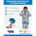 thumbnail image 3 of SEGA Sonic The Hedgehog Tails Knuckles French Terry Sweatshirt and Jogger Pants Set Little Kid to Big Kid, 3 of 5