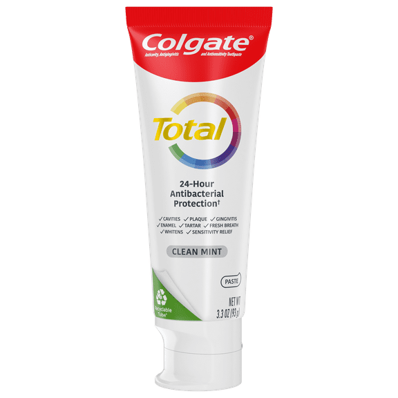 Colgate Total Toothpaste, Clean Mint Paste 3.3oz