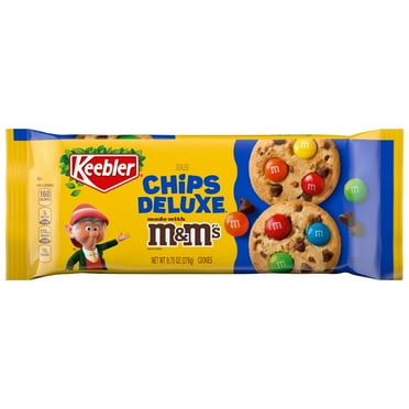 Keebler Chips Deluxe Cookies Made with M&M’s, Chocolate Chip Cookies Made with M&M’s, 9.75 oz