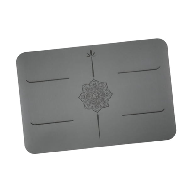Esterilla de pequeña, almohadilla para las rodillas, cojín antideslizante para ejercicios en el suelo, para hombres y mujeres, ideal para acampar Gris oscuro